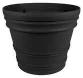 Bloem RR2200 Rim Planter, 21.7 in W, Plastic, Black